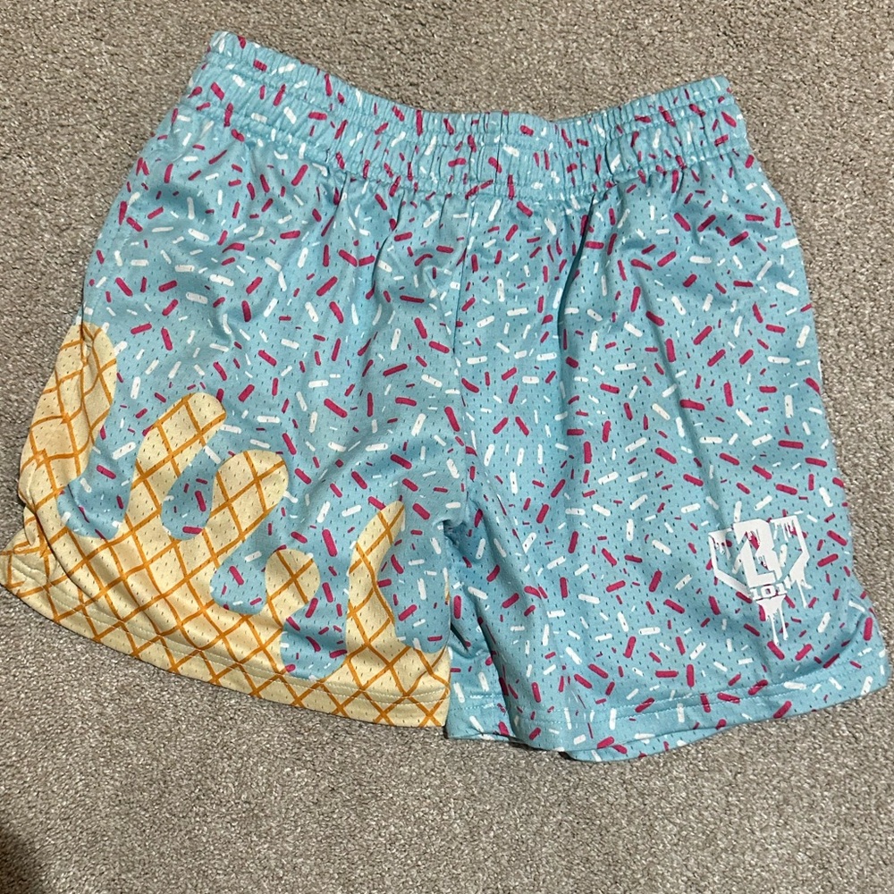 Youth Ice Cream Print Shorts